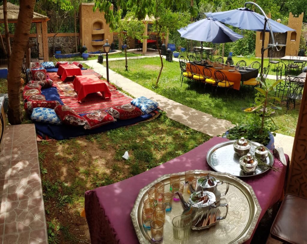 Waking up in imlil Etoiles Toubkal hotel